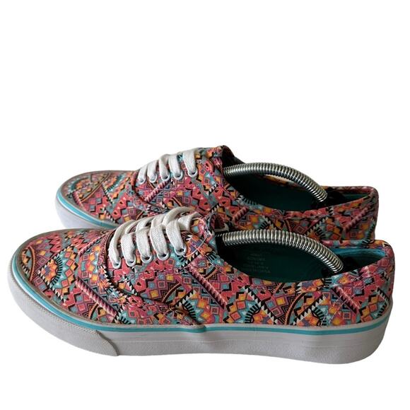 Joe boxer sneakers pink geometric pattern size 8 new without box - Picture 7 of 11